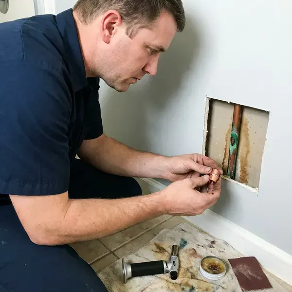 Copper Pipe Leak Repair in Baltimore, MD