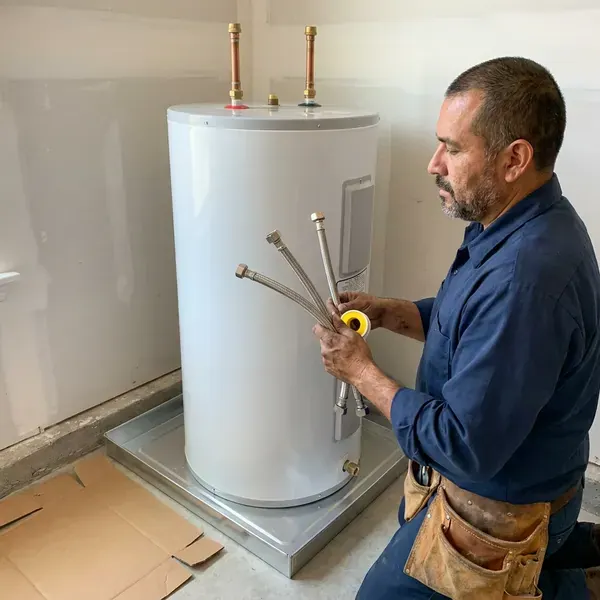 Professional gas water heater installation, Wheaton, MD