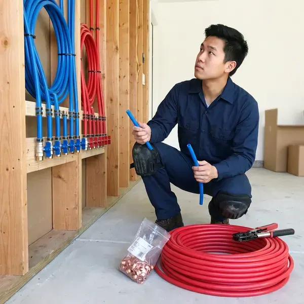 Local pex pipe installation by BVL Plumbing, Baltimore, MD