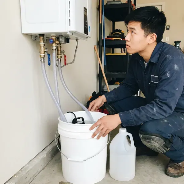 Professional tankless water heater maintenance, Baltimore, MD